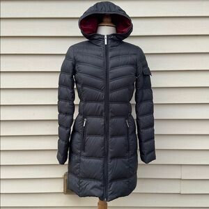 Micheal Kors Grey packable down-fill Puffer Jacket